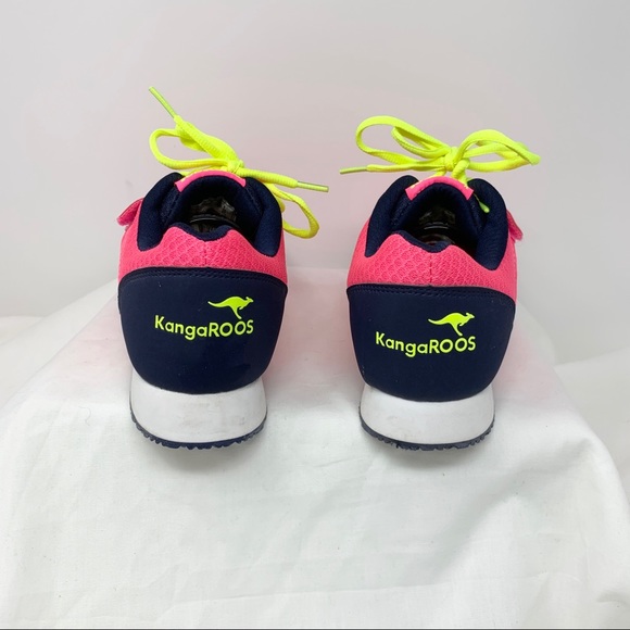 KangaROOS Pink Green Shoes Women’s Sz 8 Zipper - Picture 5 of 8